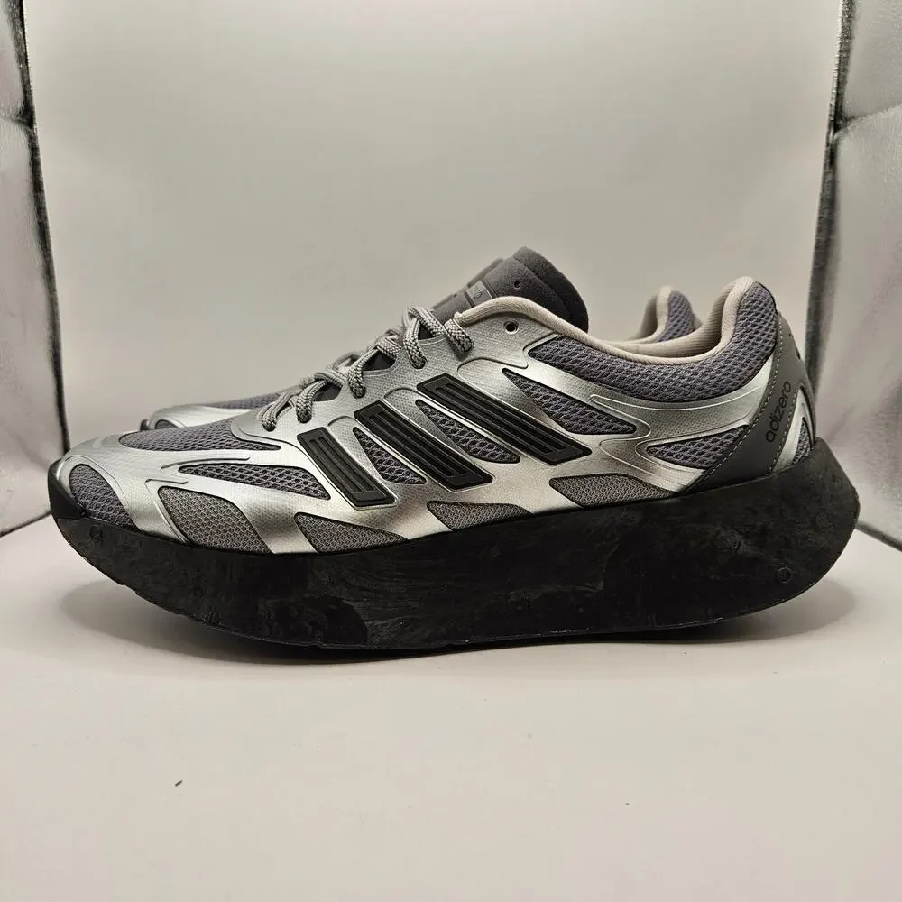 ADIDAS MEN'S 13 LIFESTYLE CASUAL SNEAKERS ADIZERO ARUKU SILVER METALLIC JS3712